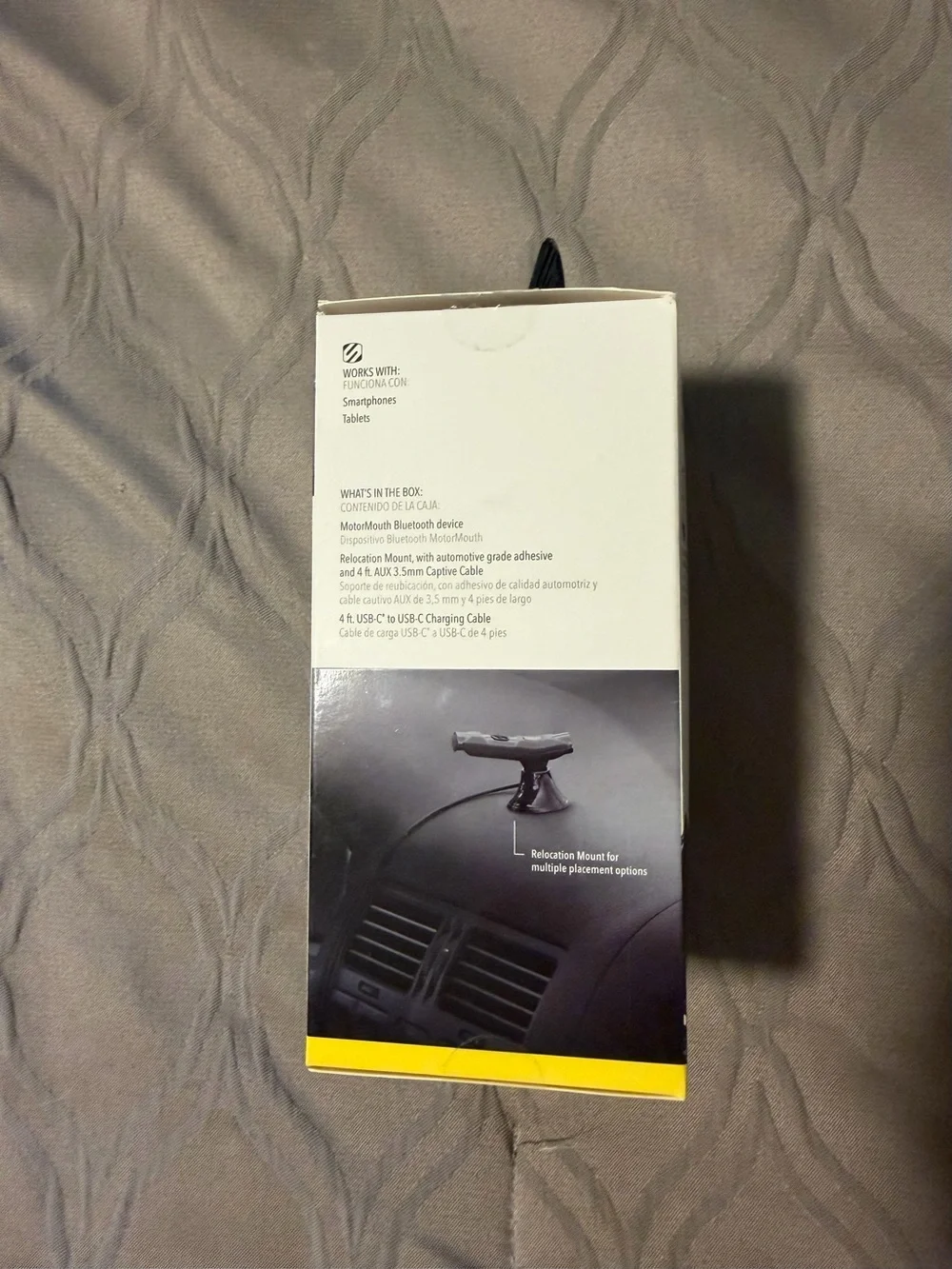 Black Bluetooth Hands-Free Car Kit
